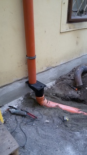 Nové Mlýny - areál Pražských služeb - rekonstrukce kanalizace